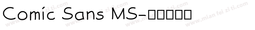 Comic Sans MS字体转换